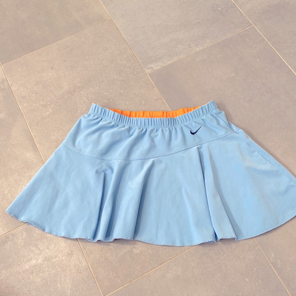blue nike tennis skirt